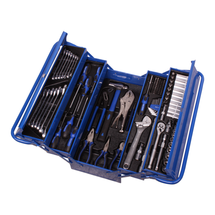 MAC AFRIC - MAC AFRIC 165 piece Professional Tool Kit with Metal Tool Box