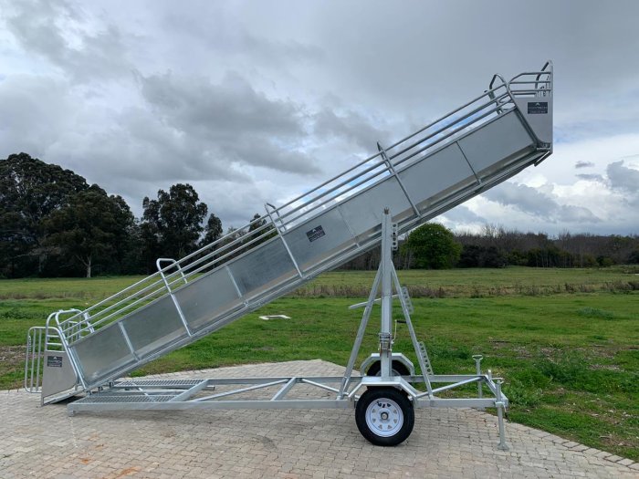 Agritech Steelworks - 6m Sheep Loading Ramp (Mobile)