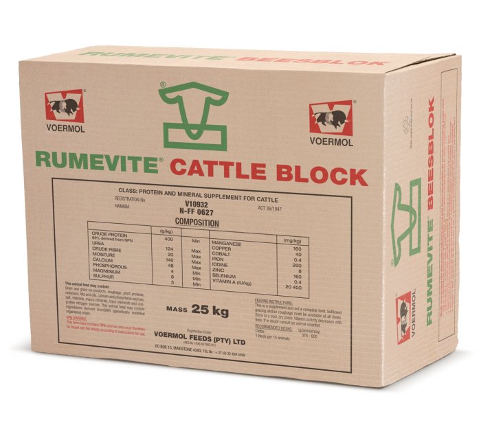 Voermol - Voermol Rumevite Cattle Block