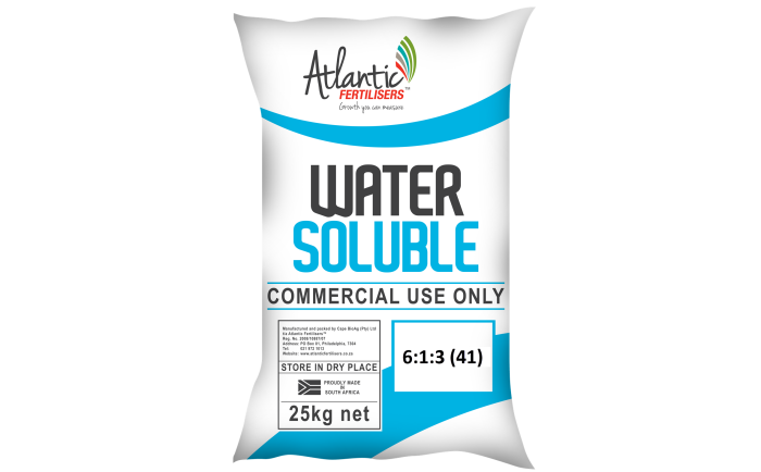 Atlantic Fertilisers Agri - Water Soluble 6:1:3 (41)